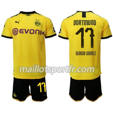 Maillot de Foot Borussia Dortmund Sergio Gomez 17 Enfant Domicile 2019/20